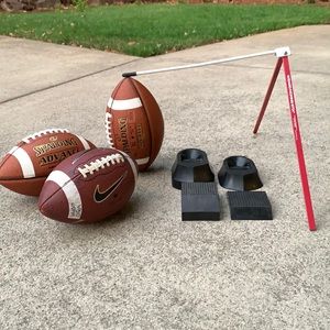 Wizard Kicking Stix, PAT, Kick off tees, footballs